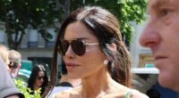 Lauren Sanchez stuns in ab-flashing co-ord as she joins Katy Perry, Kim Kardashian and Kris Jenner for day two of her Paris bachelorette party