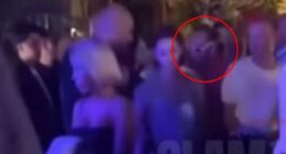 Lewis Hamilton spotted cosying up to Russian model in Monaco nightclub - months after she denied relationships with TWO Premier League flops