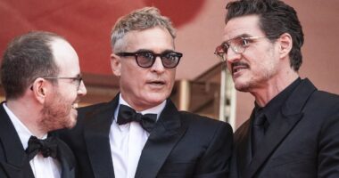 Lip reader reveals EXACTLY what Pedro Pascal said to Joaquin Phoenix after co-star's inadvertent offensive salute