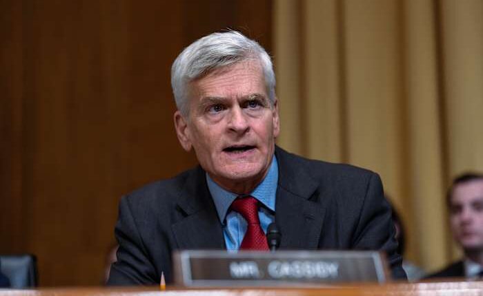 Louisiana governor pushes Trump to weigh primary challenger to GOP Sen. Bill Cassidy, AP sources say