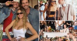 MGM Grand’s Palm Tree Beach Club opening: Sydney Sweeney, MGK, more