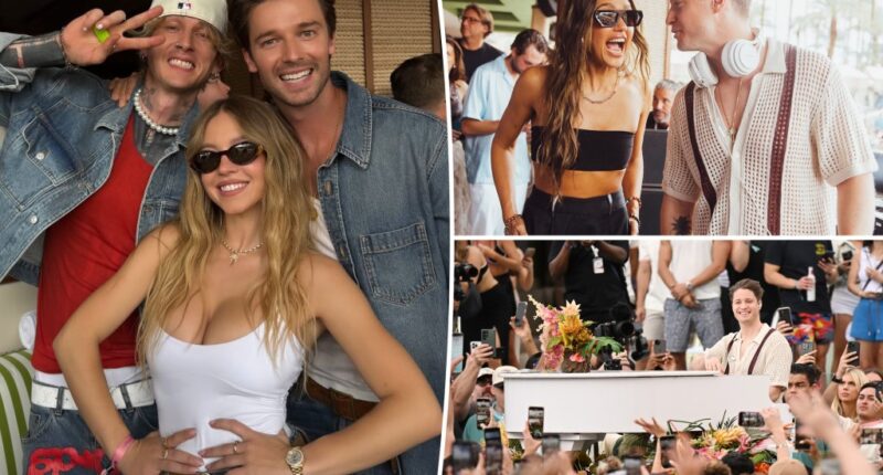 MGM Grand’s Palm Tree Beach Club opening: Sydney Sweeney, MGK, more