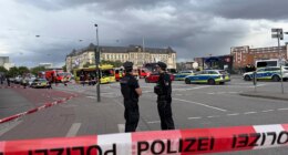 Major police operation underway after stabbing spree at German train station, woman arrested