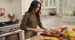 Meghan Markle admits she doesn't 'have time to cook everyday' but will make takeaways look as 'beautiful' as possible after attracting ridicule with her food presentation on Netflix show