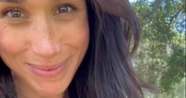 Meghan Markle shares behind-the-scenes footage from her podcast as she praises her latest episode