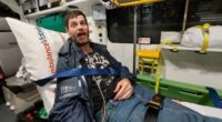 A 54-year-old man has been punched and threatened while walking home from a night out in Melbourne in what he has described as an unprovoked attack. Marty, who did not want to provide his surname, was travelling across the Evan Walker Bridge to Flinders Street Station when he was approached by two young people.