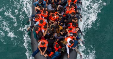 Migrant dies after small boat sinks while trying to cross the Channel