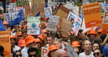 Militant doctors’ union tells activists to hold pizza nights to drum up strike support