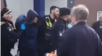 Moment Hamburg knifewoman is arrested after launching frenzied rampage at train station leaving at least 18 injured