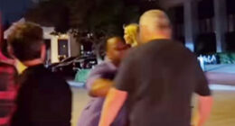 Moment Ivanka Trump’s Secret Service guards are forced to fend off man who rushed first daughter & husband at glam event