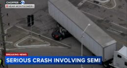 Montgomery crash involving semi truck kills Jason Merrick of Oswego at Route 31, Caterpillar Drive: police
