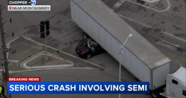 Montgomery crash involving semi truck kills Jason Merrick of Oswego at Route 31, Caterpillar Drive: police