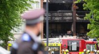 Mother and three children killed in house fire are named as schoolgirl, 13, remains fighting for her life: Man arrested over blaze is detained under mental health act