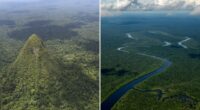 Mystery of towering ‘pyramid-shaped’ mountain El Cono in heart of Amazon that locals believe was ‘built for the Gods’