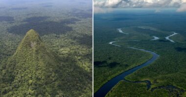 Mystery of towering ‘pyramid-shaped’ mountain El Cono in heart of Amazon that locals believe was ‘built for the Gods’