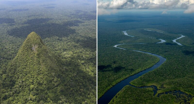 Mystery of towering ‘pyramid-shaped’ mountain El Cono in heart of Amazon that locals believe was ‘built for the Gods’