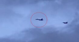 NATO and Russia clash in Baltic Sea 'dog fight' as Polish jet tails SU-35 warplane and Estonian forces 'try to board 800ft Moscow oil tanker sanctioned by Britain'