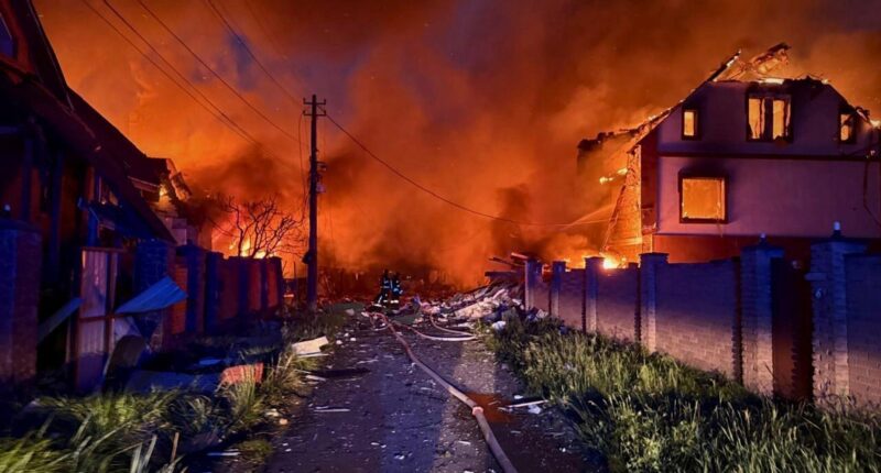 Nato scrambles fighter jets as Putin launches 2nd night of massive strikes on Kyiv with 367 missiles & drones killing 12