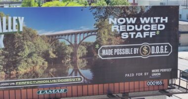 New billboards call out DOGE cuts at Cuyahoga Valley National Park