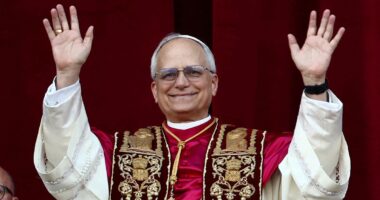 New pope is revealed: The 267th pontiff is named as cardinal announces 'Habeus Papam!' in front of thousands of cheering Catholics