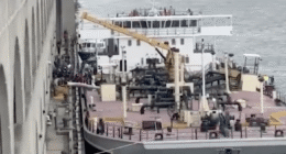 One dead and two left injured after boat explodes on Hudson River during NYC Fleet Week