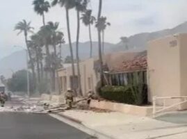 One dead and ‘body parts in road’ after ‘car bomb’ explodes at Palm Springs IVF lab & cops probe ‘act of terror’