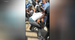 Philadelphia, Pennsylvania shooting: Police officer shot near Overbrook High School; video shows chaotic scene