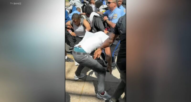 Philadelphia, Pennsylvania shooting: Police officer shot near Overbrook High School; video shows chaotic scene