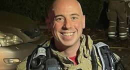 Pictured: Hero firefighter who died alongside his female colleague, 30, and man, 57,  in Bicester inferno - as victims are named by police and tributes pour in