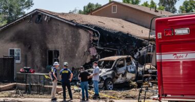 Pilot’s haunting radio call to ATC moments before fireball plane crash that killed drummer & music agent
