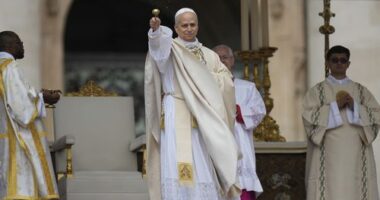 Pope Leo XIV vows unity so Catholic Church becomes a sign of peace in the world