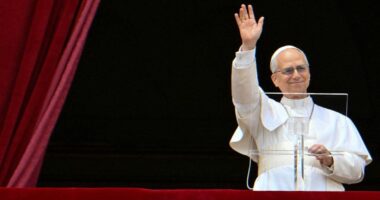 Pope Leo delivers first 'Regina Caeli' prayers from St. Peter's balcony