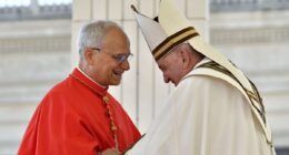 Pope Leo makes moving tribute to his predecessor Francis in first speech as the Holy Father: Read full transcript