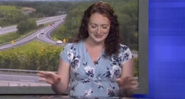 Pregnant news anchor goes into labor on live TV as coworker cries ‘her water broke!’ – she didn’t leave set for HOURS