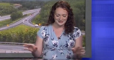 Pregnant news anchor goes into labor on live TV as coworker cries ‘her water broke!’ – she didn’t leave set for HOURS