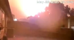 Private jet seen exploding in thunderous FIREBALL that killed six including famous drummer and music producer