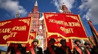 Putin hosts massive Victory Day parade with thousands of troops as threat of Ukrainian strike looms despite ceasefire