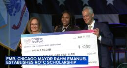 Rahm Emanuel establishes new ROTC scholarship named after former Chief of Naval Operations Admiral Lisa Franchetti