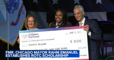 Rahm Emanuel establishes new ROTC scholarship named after former Chief of Naval Operations Admiral Lisa Franchetti