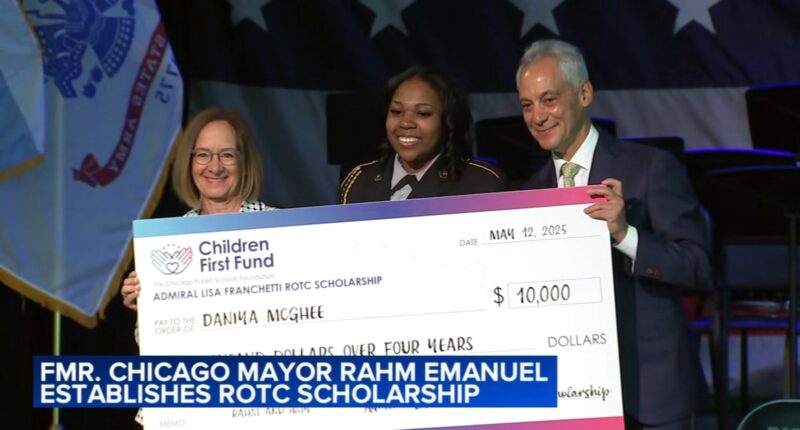 Rahm Emanuel establishes new ROTC scholarship named after former Chief of Naval Operations Admiral Lisa Franchetti