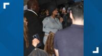 Rihanna debuts baby bump during Met Gala