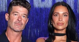Robin Thicke is married! Singer, 48, ties the knot with model April Love Geary, 30, after six-year engagement