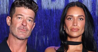 Robin Thicke is married! Singer, 48, ties the knot with model April Love Geary, 30, after six-year engagement