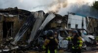 Russia bombards Ukraine with drones hours after Trump announces talks with Putin