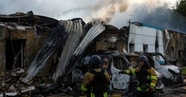 Russia bombards Ukraine with drones hours after Trump announces talks with Putin