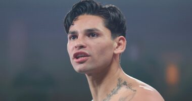 Ryan Garcia gets floored in Times Square as he suffers shock defeat by Rolly Romero on return from suspension