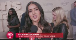 SI Swimsuit: Salma Hayek, Olivia Dunne, Jordan Chiles and Lauren Chan celebrate cover