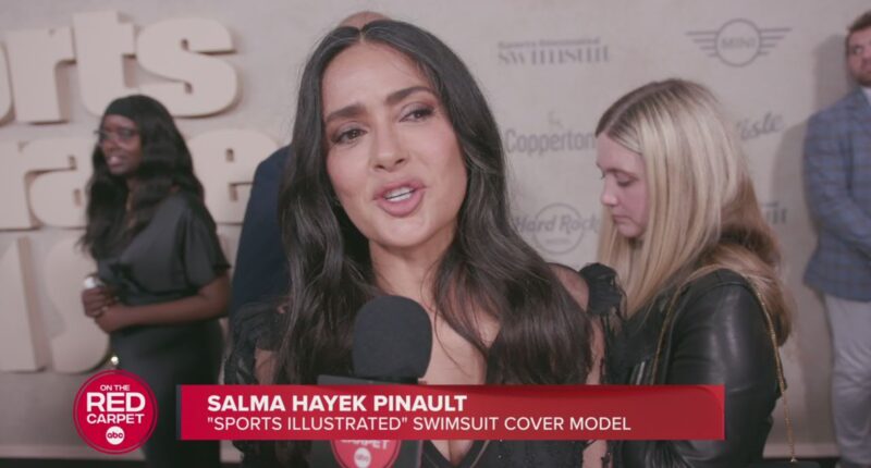 SI Swimsuit: Salma Hayek, Olivia Dunne, Jordan Chiles and Lauren Chan celebrate cover