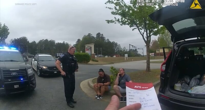 San Lorenzo, California couple stopped by Suwanee, Georgia police for Avis rental car registration mistake