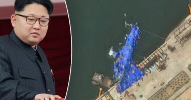 Satellite images reveal North Korea's mangled naval destroyer after failed launch